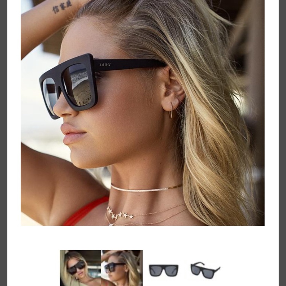 Quay Australia Café Racer Sunglasses BRAND NEW